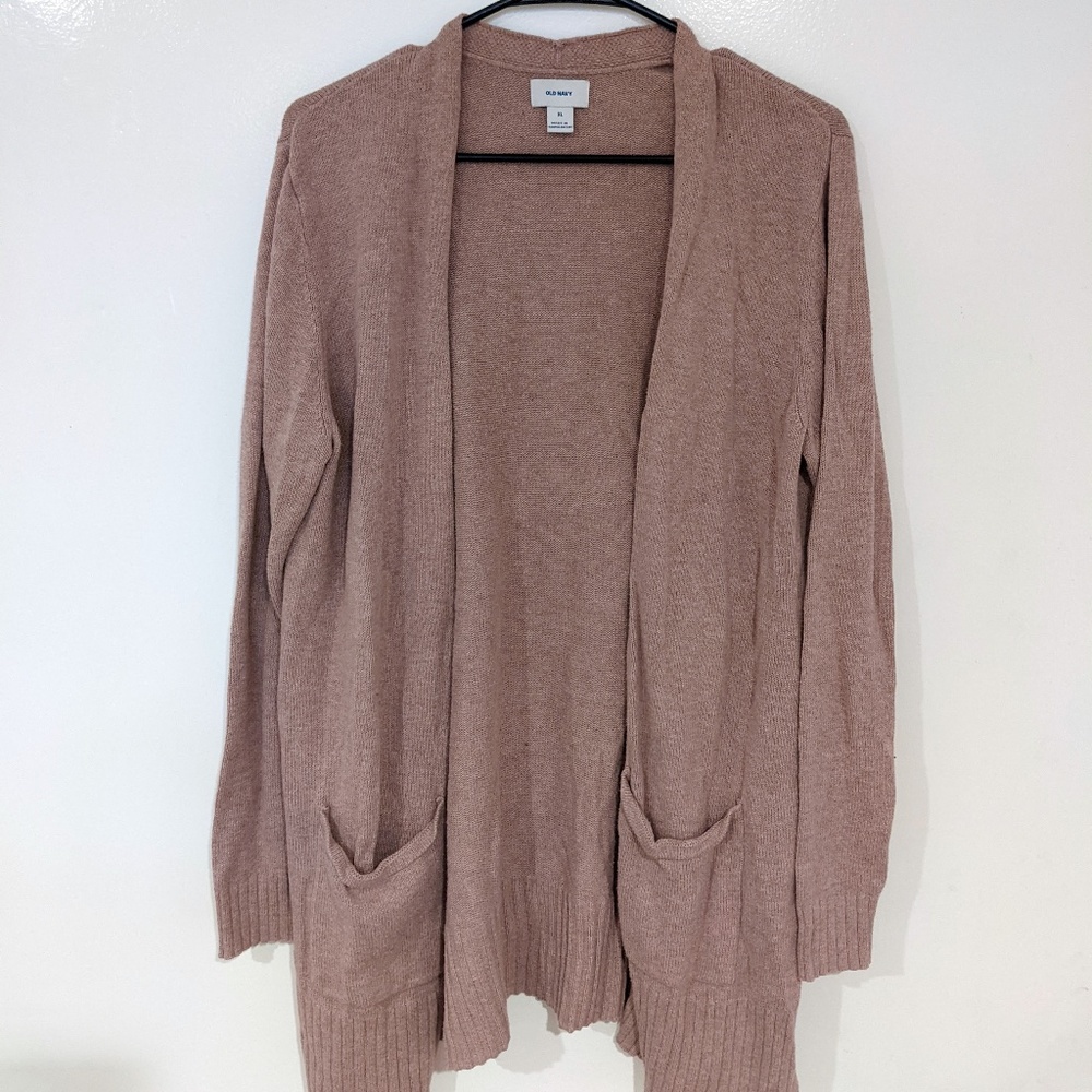 Old Navy Pink Cardigan with Pockets